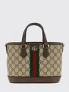 Gucci Mini Gg Monogram Fabric Jacketed Bag With Adjustable Shoulder Strap In Multi