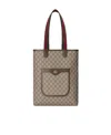 Gucci Ophidia Gg Canvas Tote Bag In Nude