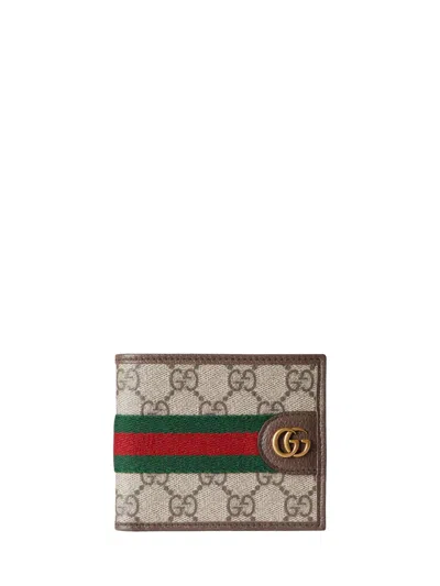 Gucci Ophidia Gg Wallet In Sand