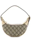 Gucci Ophidia Half Moon Bag Print Gg Coated Canvas Mini (authentic Pre-loved) In Multi