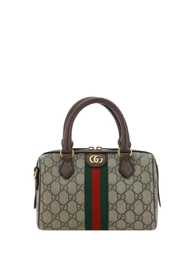 Gucci Woman Ophidia Gg Woman Beige Handbags In Cream