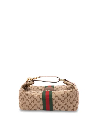 Gucci `ophidia` Handbag In Brown
