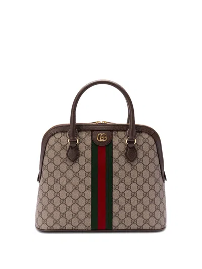 Gucci `ophidia` Handbag In Brown