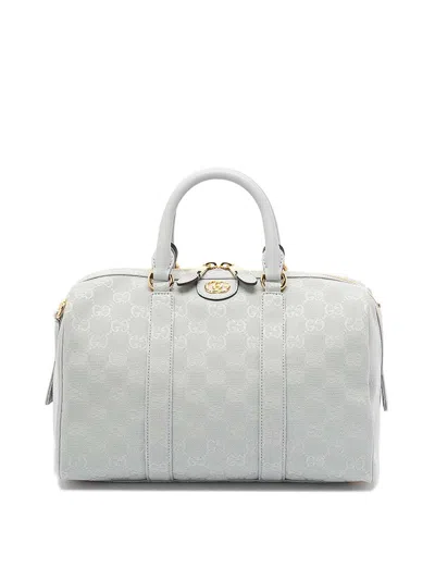 Gucci `ophidia` Handbag In Silver