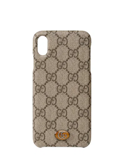 Gucci Ophidia Iphone Xs Max Case Cover In Beige