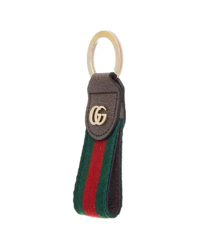 Gucci Keychain With Web Band In Multi