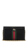 GUCCI GUCCI OPHIDIA LEATHER SUEDE SHOULDER BAG