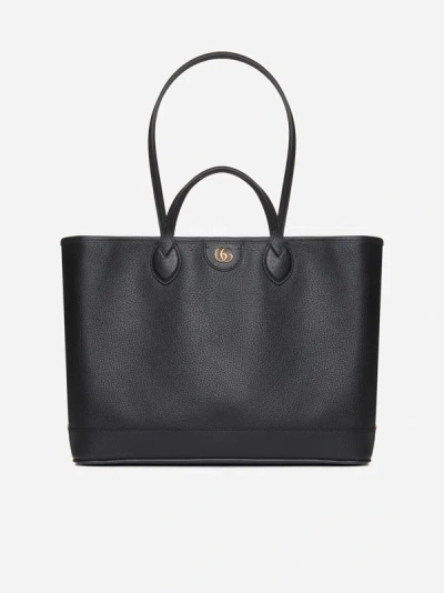 Gucci Ophidia Leather Tote Bag