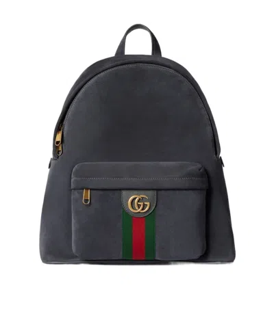 Gucci Ophidia Medium Backpack In Gray