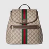Gucci Ophidia Medium Backpack In Sand