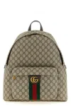 Gucci 'ophidia' Medium Backpack In Brown