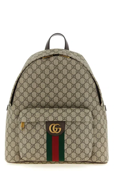 Gucci 'ophidia' Medium Backpack In Brown