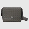 Gucci Ophidia Gg Supreme Canvas Messenger Bag In Grey
