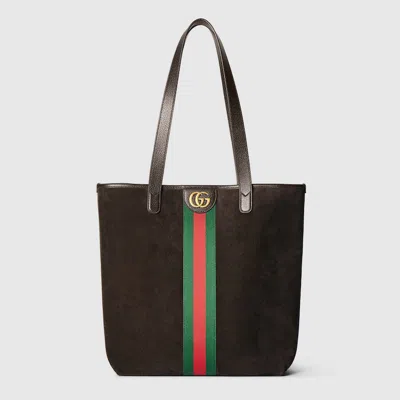 Gucci Ophidia Medium Tote Bag In Brown