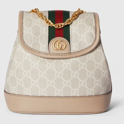 Gucci Ophidia Mini Backpack In Neutral