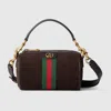 Gucci Ophidia Mini Bag In Brown