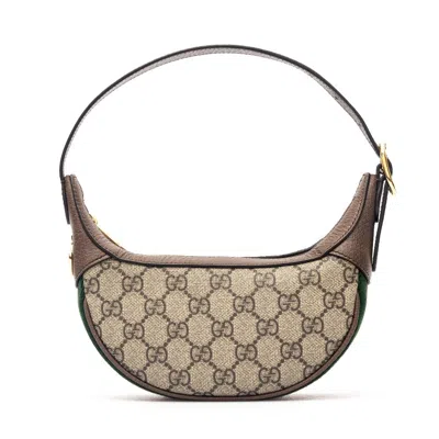 Gucci 'ophidia' Mini Bag In Brown
