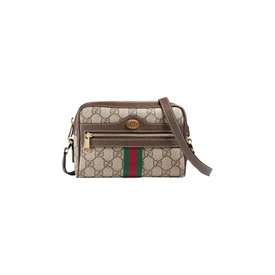 Pre-owned Gucci Ophidia Mini Bag 'gg Supreme' In Tan