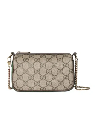 Gucci Ophidia Mini Bag In Gray