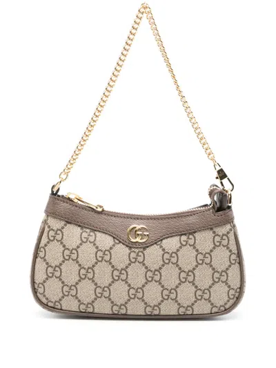 Gucci Ophidia Mini Bag In Neutral