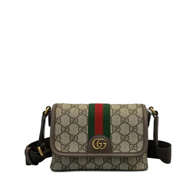 Gucci Ophidia Mini Bag In Neutral