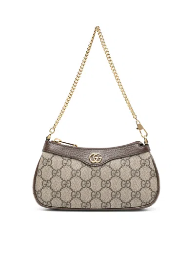 Gucci Ophidia Mini Bag In Brown