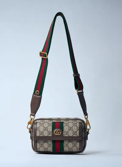 Gucci Ophidia Mini Crossbody Bag In Beige
