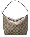 Gucci Ophidia Gg Super Mini Canvas Shoulder Bag In Sand