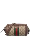 Gucci Ophidia Mini Gg Canvas Shoulder Bag In Brown