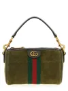 Gucci Mini Handbag Featuring Top Handle In Green