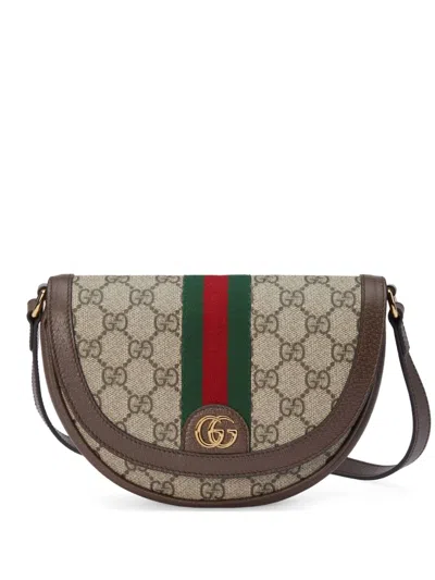 Gucci Ophidia Mini Saddle Bag In Multicolor