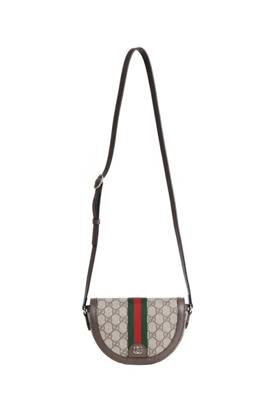 Gucci Ophidia Mini Shoulder Bag In Neutral