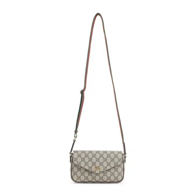Gucci Ophidia Mini Shoulder Bag Women In Gray