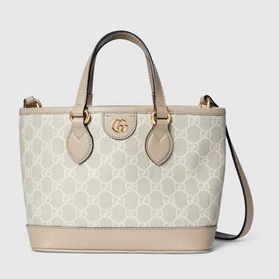 Gucci Ophidia Mini Tote Bag In White