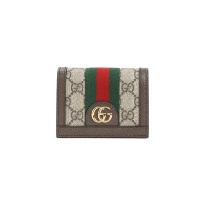 Gucci Ophidia Mini Wallet In Gray