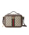 Gucci Ophidia Monogram-pattern Messenger Bag In Nude