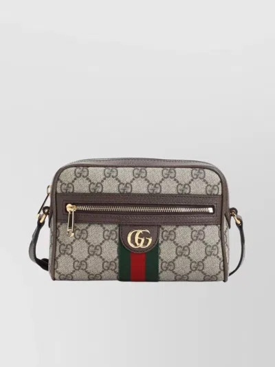 Gucci Ophidia Pouch Gg Supreme Web Stripe In Multi