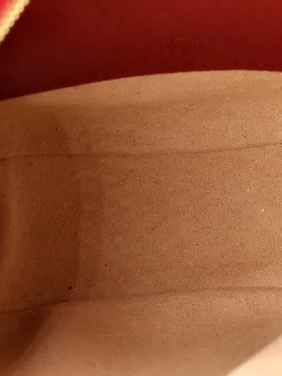 Pre-owned Gucci Ophidia Round Flora Gg Coated Canvas Mini Backpack In Brown