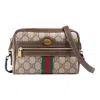 Gucci Ophidia Series Bag Mini-size Brown 'cream' In Pattern