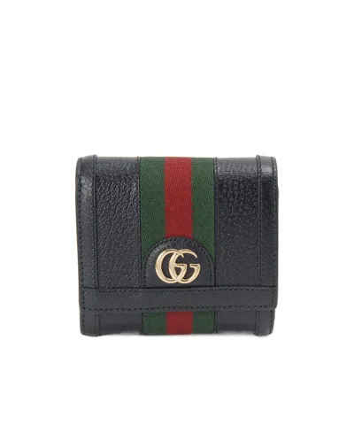 Gucci Ophidia Series Logo Wallet In Black