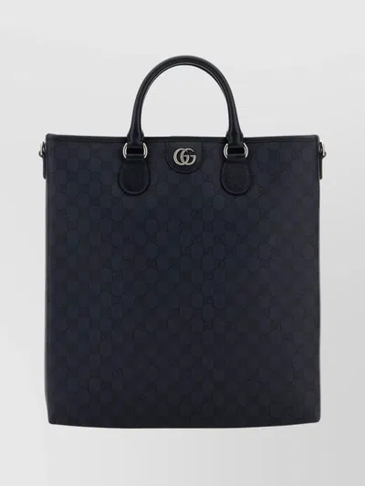 Gucci Men Gg Supreme Fabric Ophidia Shopping Bag In Multicolor