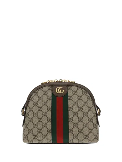 Gucci Ophidia Shoulder Bag In B.eb/n.acero/vrv