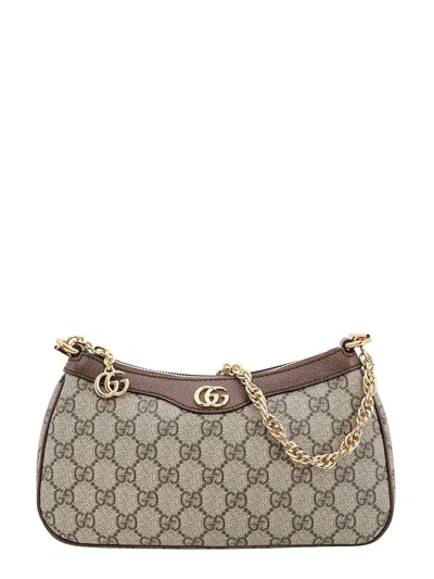 Gucci Ophidia Shoulder Bag In Ebony