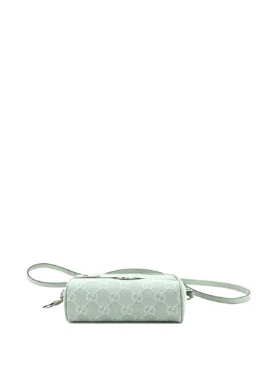 Pre-owned Gucci Ophidia Shoulder Bag Gg Canvas Mini Crossbody Bag In Green