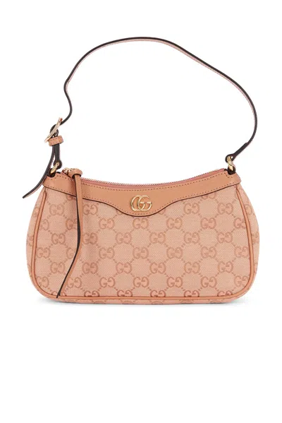 Pre-owned Gucci Ophidia Shoulder Bag In Pink