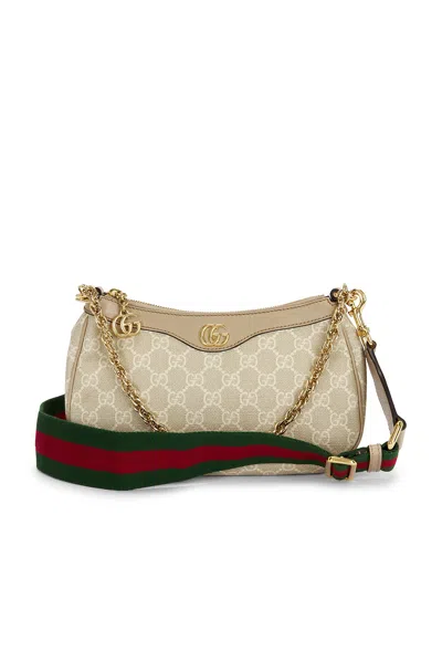 Pre-owned Gucci Ophidia Shoulder Bag In Sand