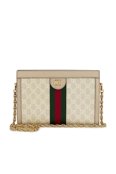Pre-owned Gucci Ophidia Shoulder Bag In Sand