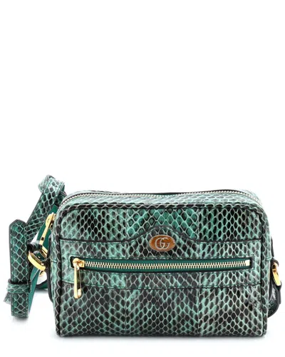 Gucci Ophidia Shoulder Bag Snakeskin Mini (authentic Pre-loved)