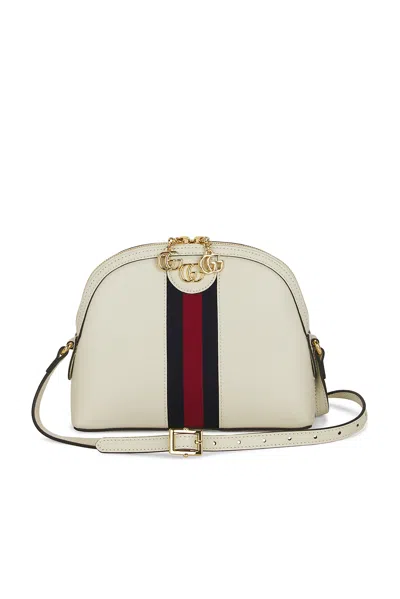 Pre-owned Gucci Ophidia Shoulder Bag In White