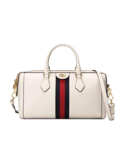 Gucci Ophidia Shoulder Bag In White